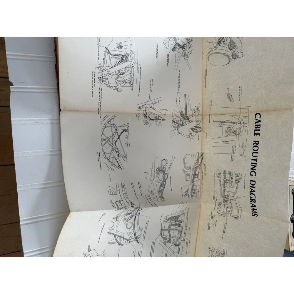 1973 Yamaha TX 750 Original Service Manual Book With‎ Owners Manual